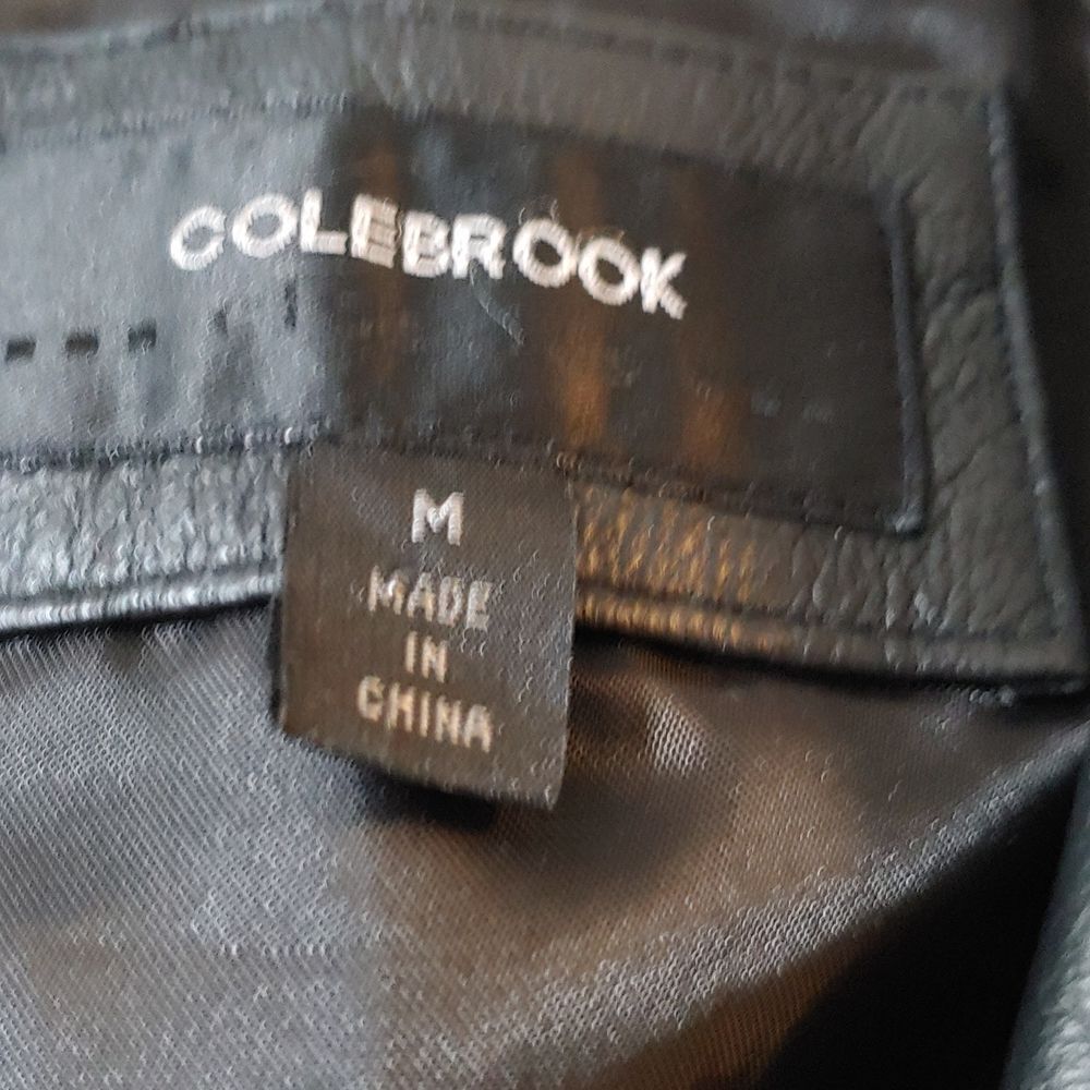 Colebrook fitted black 100% leather coat - Picture 4 of 7